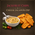 Jackfruit Chips + Cheese Jalapeño Dip