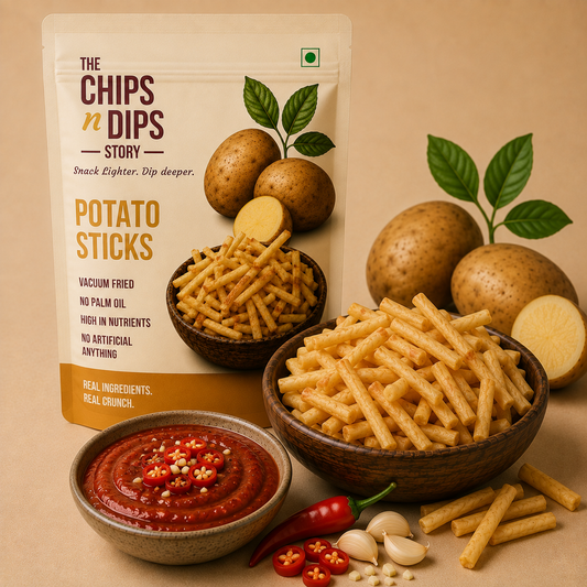 Potato Sticks N Chilli Garlic Dip